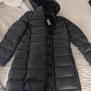 NWT Marks & Spencer Down Puffer Coat with retractable hood size 6 US (10 UK)